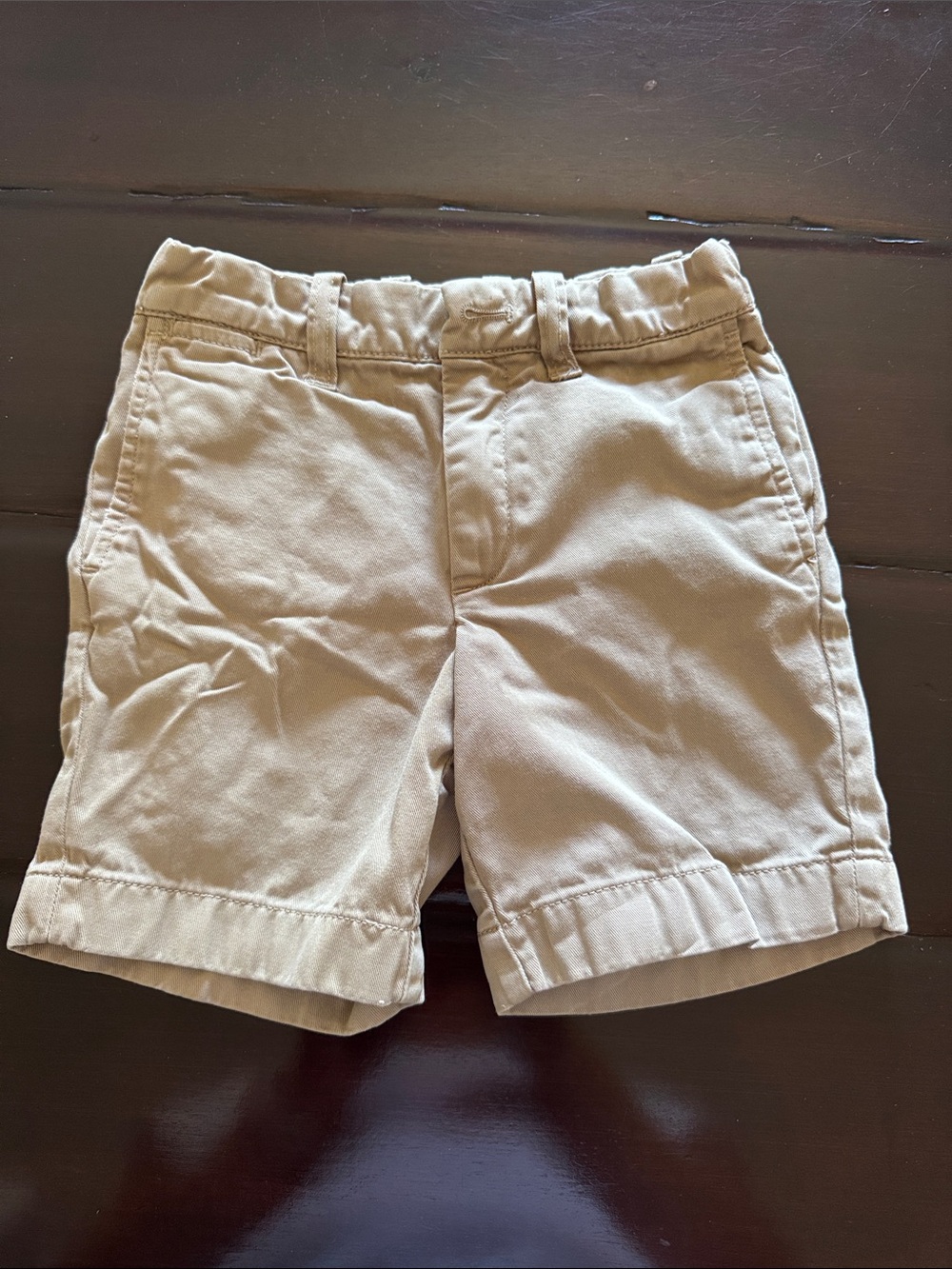 Little boys khaki shorts